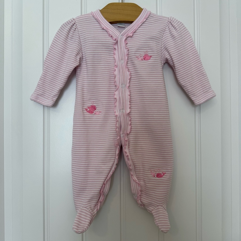 Kissy Kissy Pink Whale “Whale Wonder” Footie